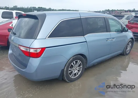 2013 Honda Odyssey Ex-L из США, поврежденный, VIN 5FNRL5H6XDB090432